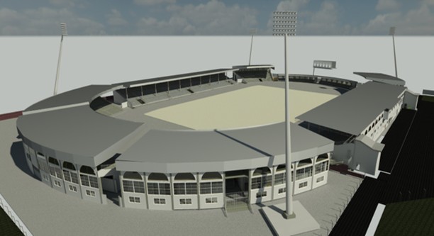 As-Built Modeling  (Scan-to-BIM) of a Stadium